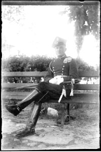Narcyz Witczak-Witaczyński - Szwadron Przyboczny Prezydenta Rzeczypospolitej w koszarach (107-1046-3)