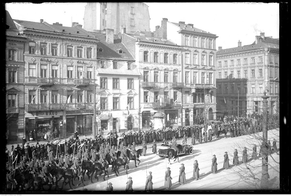 Narcyz Witczak-Witaczyński - Uroczystość z okazji wizyty w Polsce naczelnika państwa estońskiego Otto Strandmana (107-300-4)