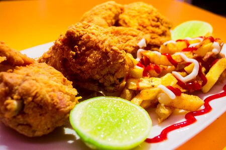 Dish meat dinner