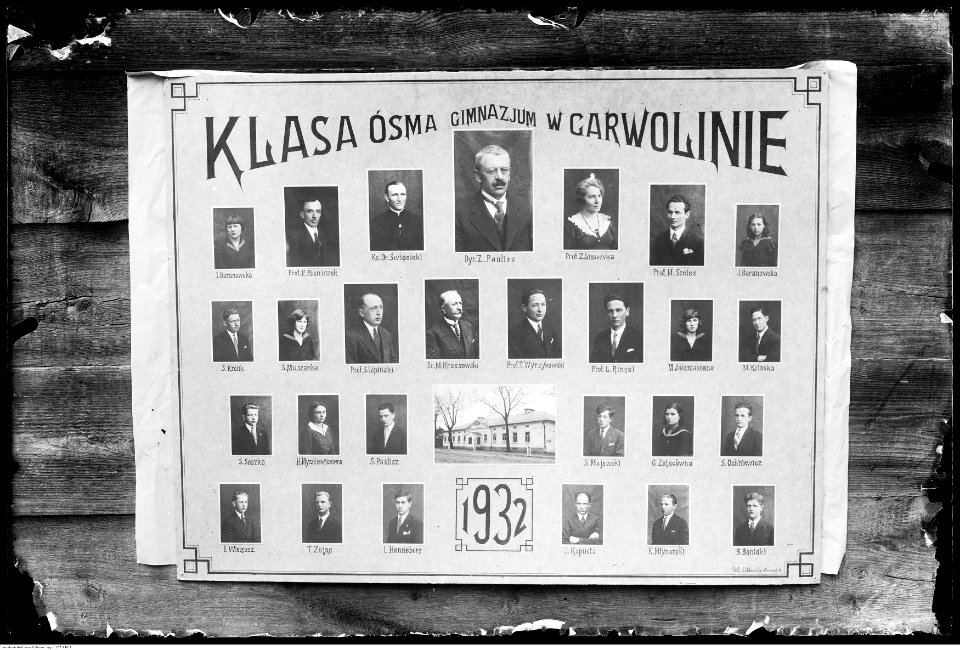 Narcyz Witczak-Witaczyński - Trzecia klasa Szkoły Powszechnej Żeńskiej w Garwolinie (107-446-1)