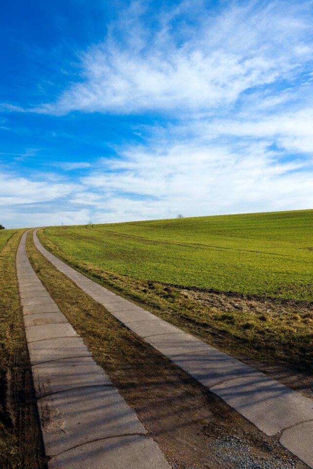 Spacious sky landscape