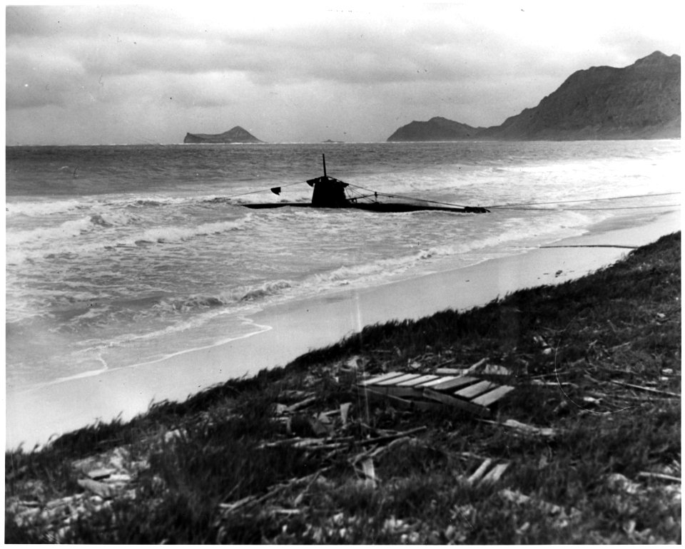 Naval photograph documenting the Japanese attack on Pearl Harbor, Hawaii which initiated US participation in World... - NARA - 295998