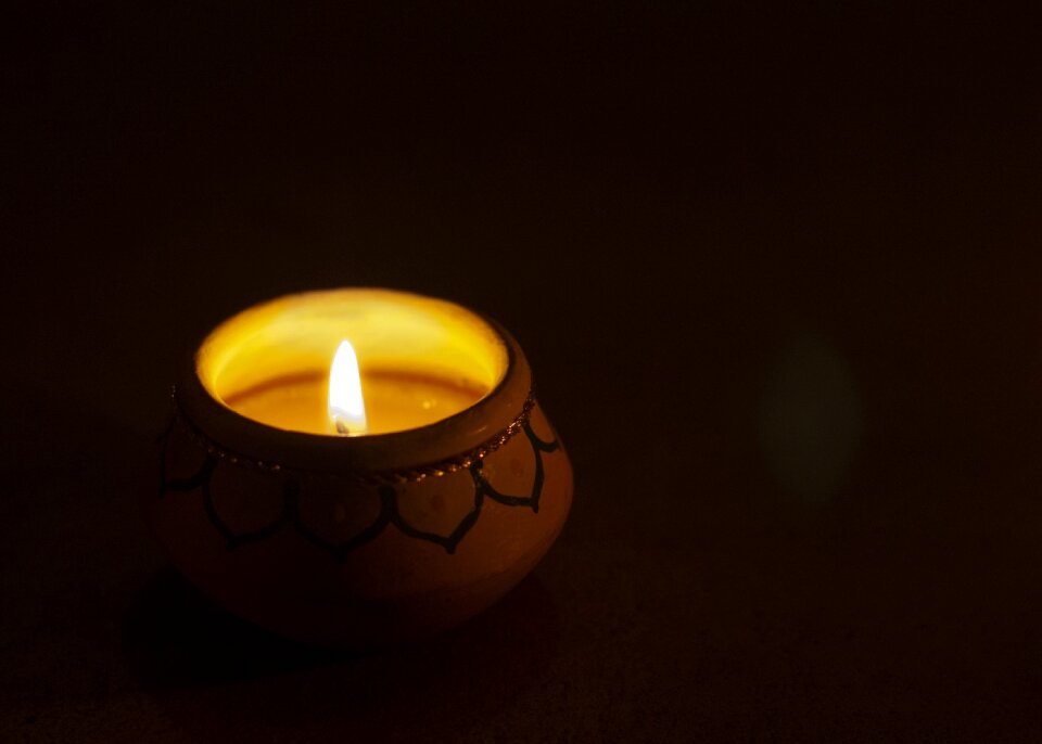 Flame dark black fire