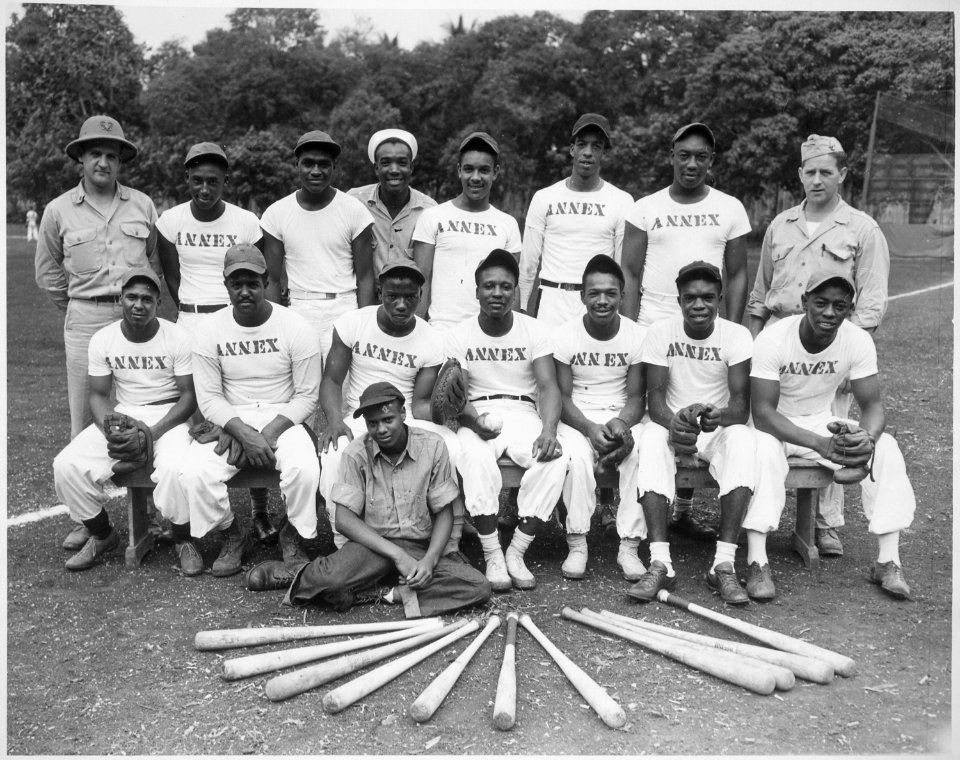 Navy baseball team-Espiritu Santo, New Hebrides, 09-1944 - NARA - 520633