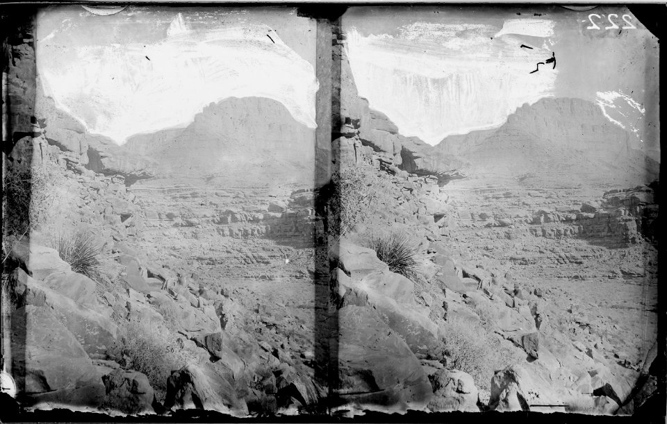 NEAR JUNCTION WITH GRAND CANYON OF THE COLORADO RIVER, WALLS 2500 FEET (PROJECTING ROCK), OR GRAND GULCH, ARIZONA - NARA - 523987