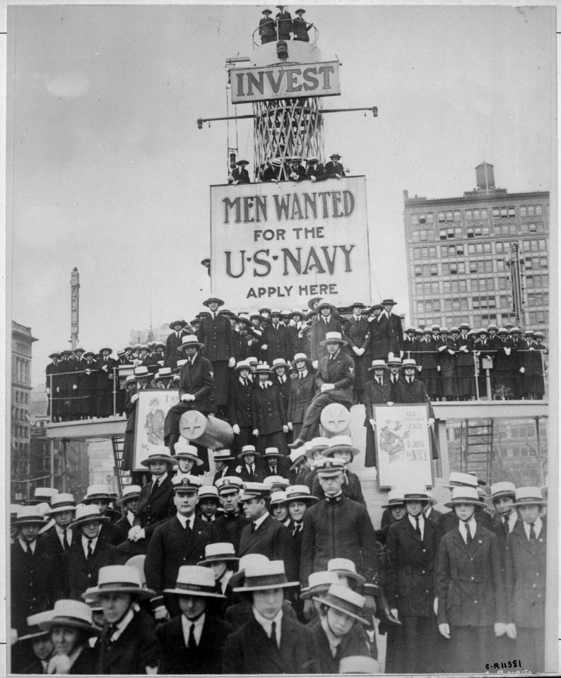 Naval Reserves from Washington, D.C. in New York City., ca. 1917 - ca. 1918 - NARA - 512978