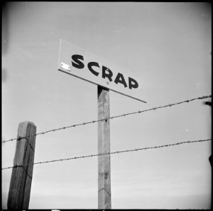 Near Loomis, California. Slap the Jap with Iron Scrap Burma Shave Sign Highway. The population . . . - NARA - 536527