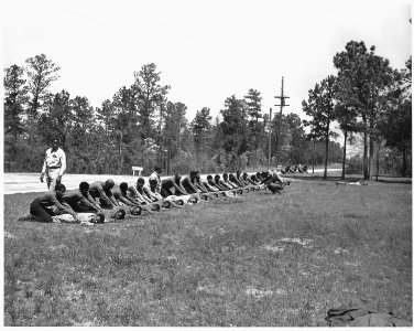 Newberry County, South Carolina. First aid training for CCC enrollees at Camp F-6. Enoree District . . . - NARA - 522780 photo
