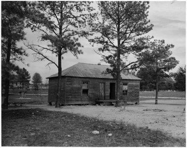 Newberry County, South Carolina. View of one-teacher (African-American) schoolhouse in Newberry Cou . . . - NARA - 522778