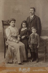 Nikola, Ekaterina, Vasilka and Ivan Shavkulov - 1903