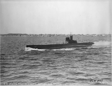O3 (SS64). Port bow, underway, 03-24-1918 - NARA - 512938