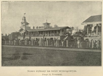 Nowe trybuny na torze wyścigowym - Fotogr. E. Troczewski (60688) photo