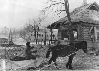 Niemieckie jednostki transportowe na południowym zachodzie od miasta Kalinin (2-803)