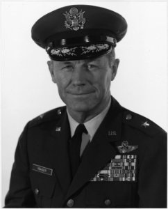 Official portrait of Brigadier General Charles E. Yeager. - NARA - 542371 photo