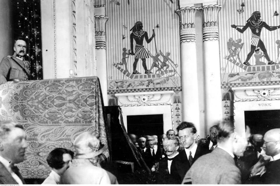 Odczyt marszałka Józefa Piłsudskiego w teatrze Splendid w Warszawie (22-249)