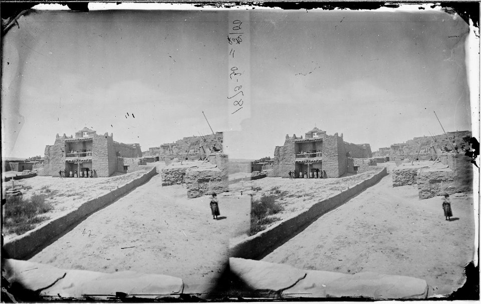 Old Mission Church, Pueblo of Zuni, New Mexico 1873, built 1776 - NARA - 519766