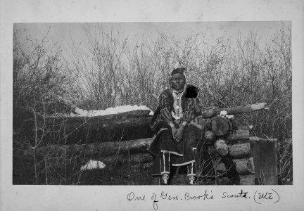 One of General Crook's Scouts (Ute) - NARA - 533077