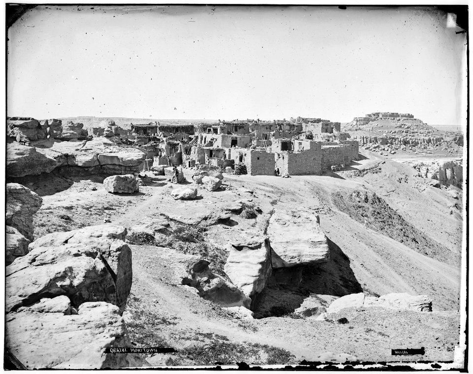 Oraibi, Mokitown. Arizona. A Hopi town - NARA - 523733