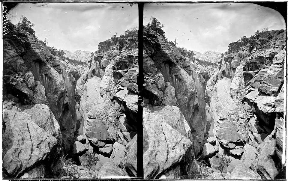 On Tantalus Creek. The canyon from above. Old nos. 202, 412, 422, 276, 764. - NARA - 517951