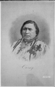 Ouray (the Arrow), a Southern Ute chief, bust-length - NARA - 530849