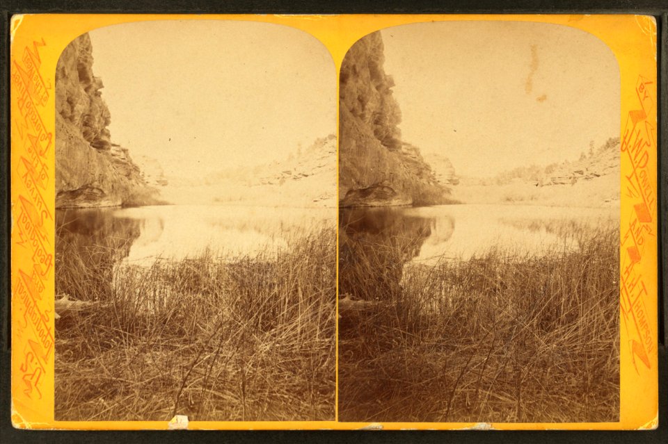Pa-vai-o-wits (lower lake in Lake Cañon), by Hillers, John K., 1843-1925