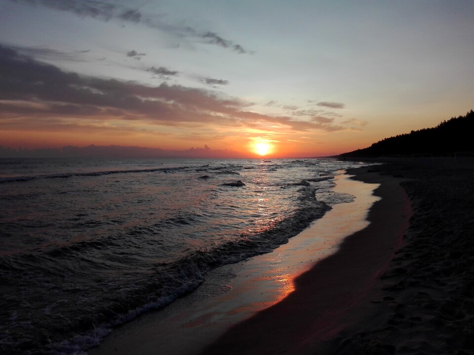 Relax sea sunrise