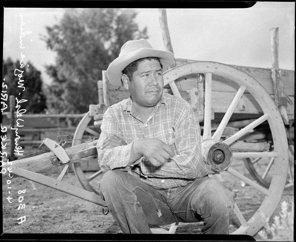 Parker, Arizona. Henry Welsh, Mojave Indian and chairman of the tribal council of the Colorado Rive . . . - NARA - 536247