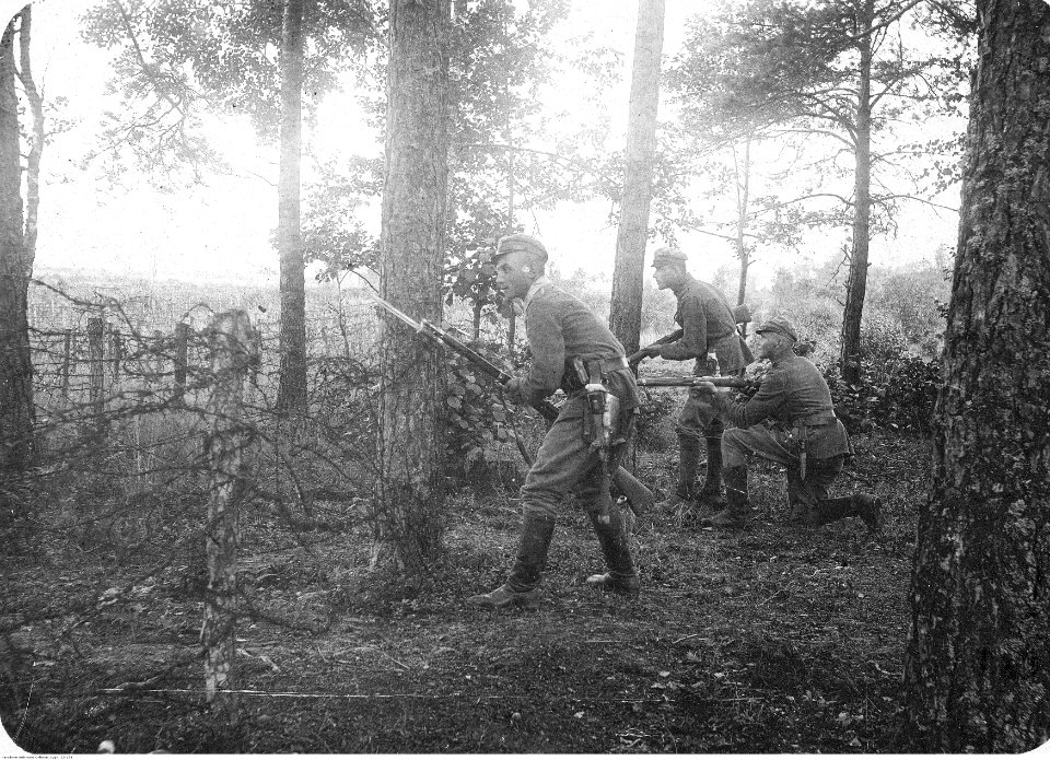 Patrol 3 batalionu pułku piechoty Legionów Polskich w Rudce Sitowieckiej (22-154)