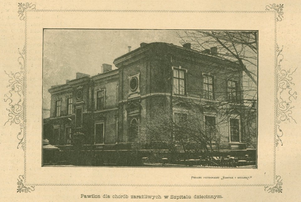Pawilon dla chorób zaraźliwych w Szpitalu dziecinnym Podług fotogramu Kostka i Mullert (82046)
