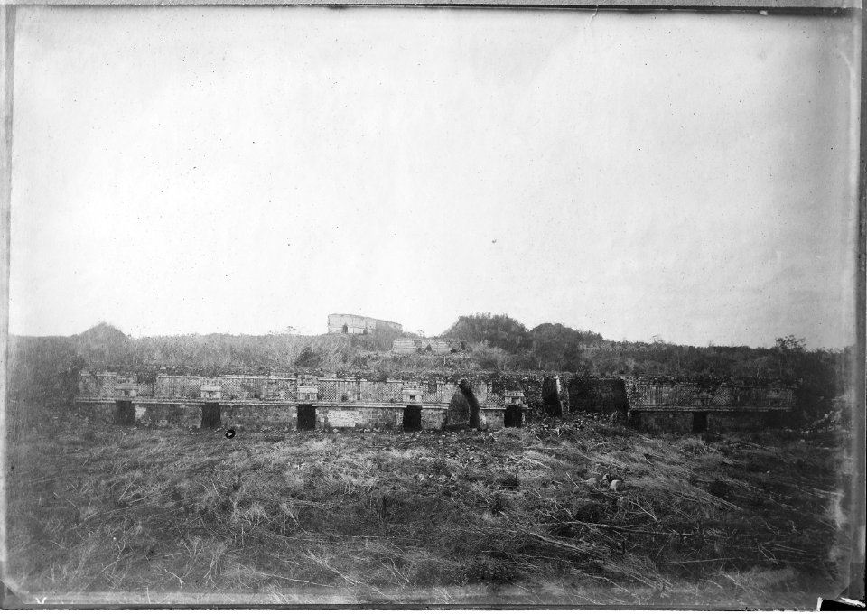 Palace of Uxmal, Yucatan, Mexico - NARA - 523586