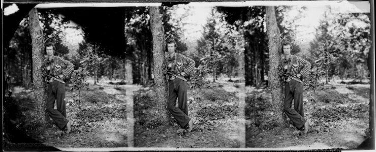 Photograph of a Group from the Michigan 4th Infantry - NARA - 529450