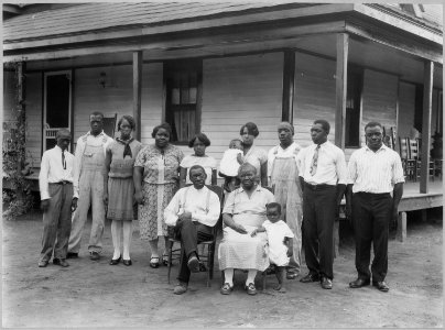 Photograph of African-American Family, Spartanburg County, South Carolina - NARA - 512798 photo