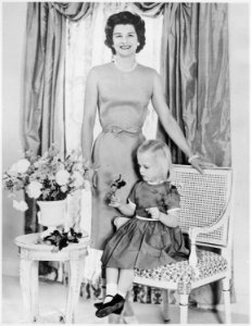 Photograph of Betty Ford with Daughter, Susan Ford - NARA - 186845