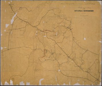 Part of the map of the Battlefield of South Mountains (sic), Sept. 14th, 1862. Shewing the Positions of the Forces... - NARA - 305580