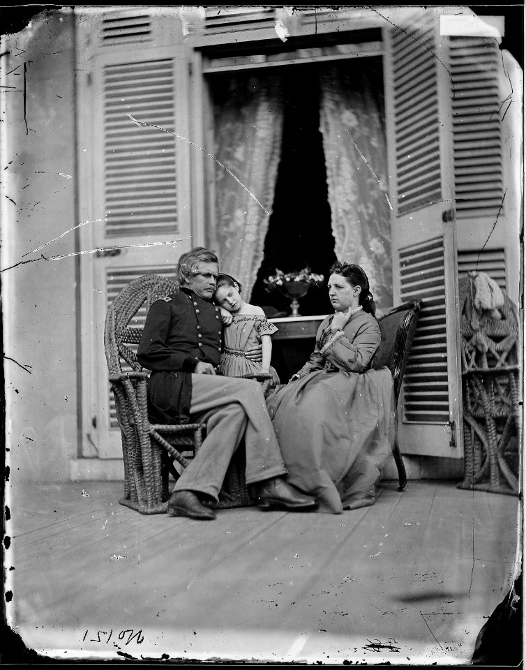 Photograph of General Edward O. C. Ord and His Family - NARA - 529198