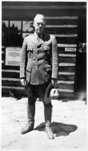 Photograph of Gerald R. Ford, Jr., as a Ranger at Yellowstone National Park - NARA - 186895