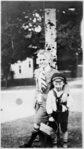 Photograph of Gerald R. Ford, Jr. with His Half-Brother Thomas G. Tom Ford - NARA - 186943 photo