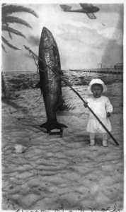 Photograph of Gerald R. Ford, Jr., Holding a Fishing Rod, Posing for a Portrait - NARA - 186919