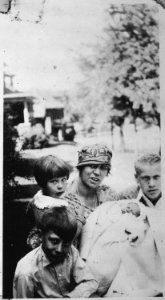 Photograph of Gerald R. Ford, Jr., with His Mother Dorothy Gardner Ford and Half-Brothers Tom, Dick and Jim, in... - NARA - 186942 photo