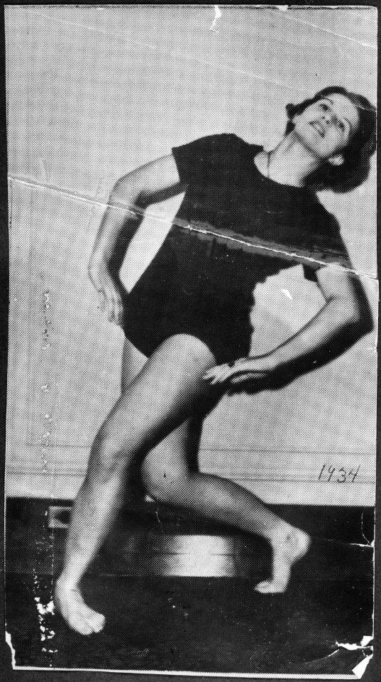Photograph of Betty Bloomer Dancing - NARA - 187026