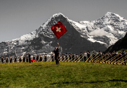 Outdoors switzerland alphorn