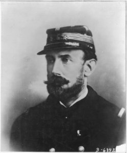 Photograph of Major General Prince Polognac of the Confederate Army - NARA - 530409