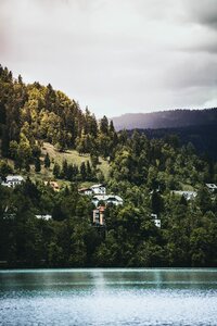 Mountain village houses