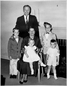 Photograph of Representative Gerald R. Ford with his Wife Betty and Their Children - NARA - 186868 photo