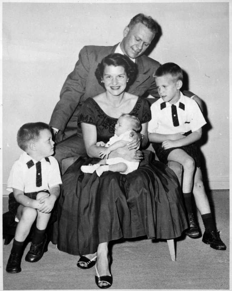 Photograph of Representative Gerald R. Ford with his Wife Betty and Their Sons - NARA - 186867