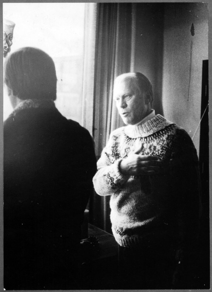 Photograph of Representative Gerald R. Ford Talking to an Unidentified Man - NARA - 186887