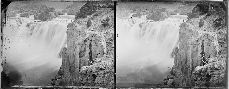 Photograph of Shoshone Falls in Idaho - NARA - 519626