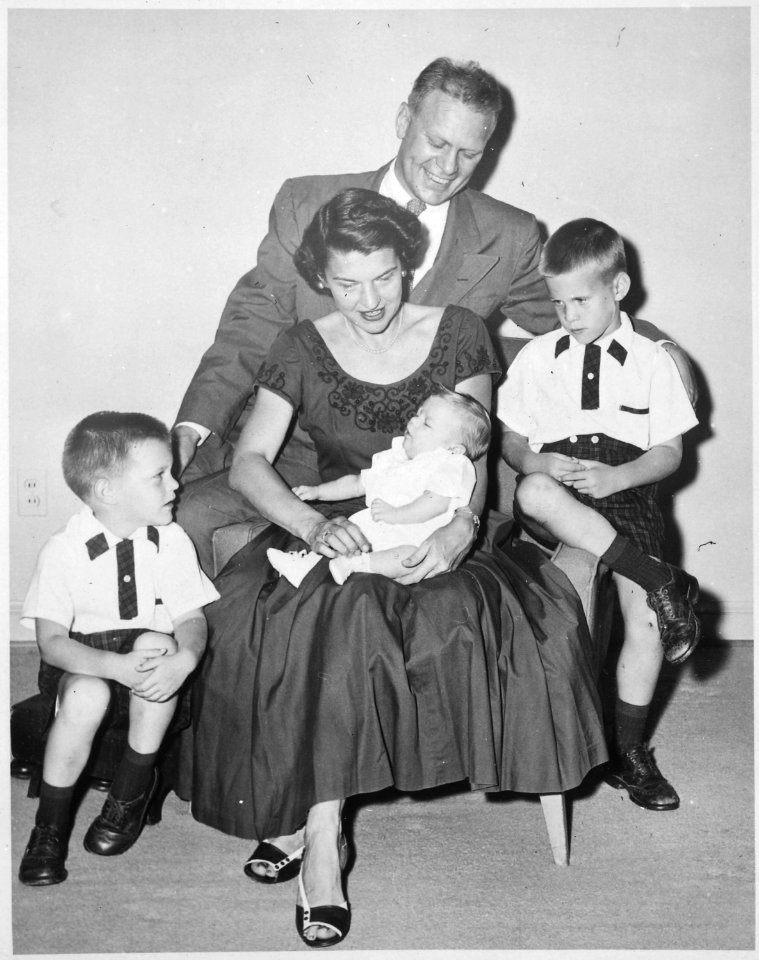 Photograph of Representative Gerald R. Ford with his Wife Betty and Their Sons - NARA - 186862
