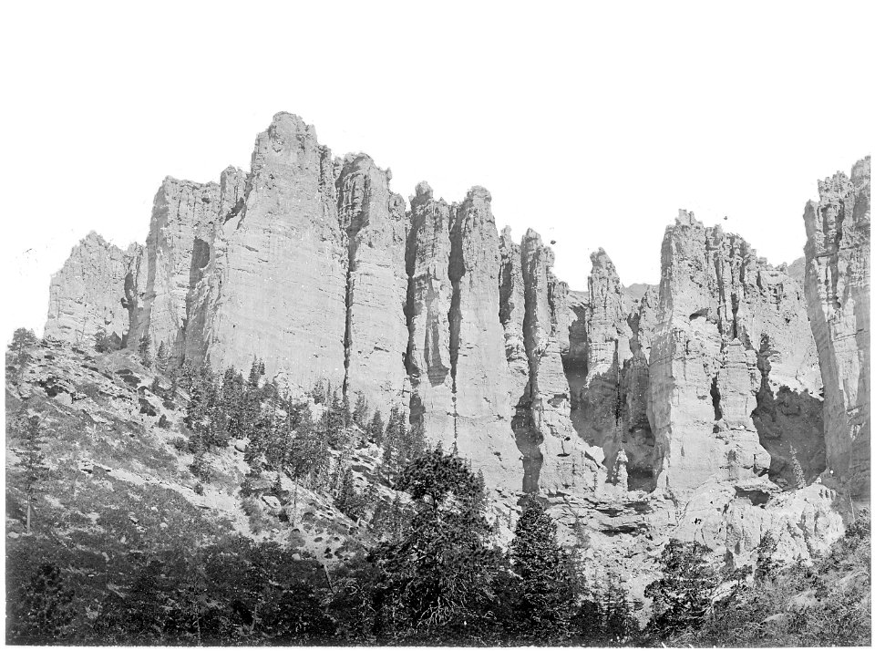 Pink Cliffs, southern Utah. Old Nos. 432, 447. Note, This is not a green number but it is not stamped as negative... - NARA - 517804