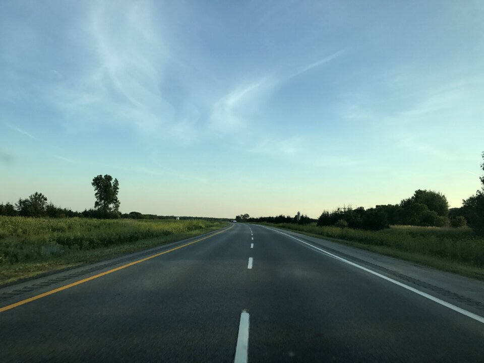 Highway travel journey